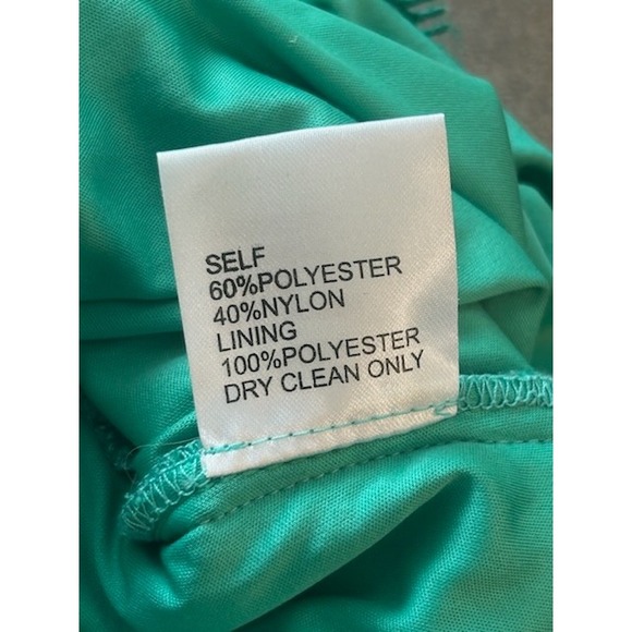 Tadashi Shoji Emerald Green Lace Sleeveless V-Neck Cocktail‎ Party Dress Size 4 - Picture 6 of 6